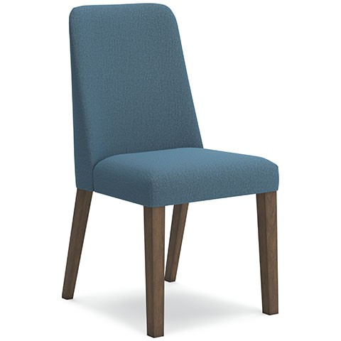 Lyncott Blue Upholstered Dining Chair